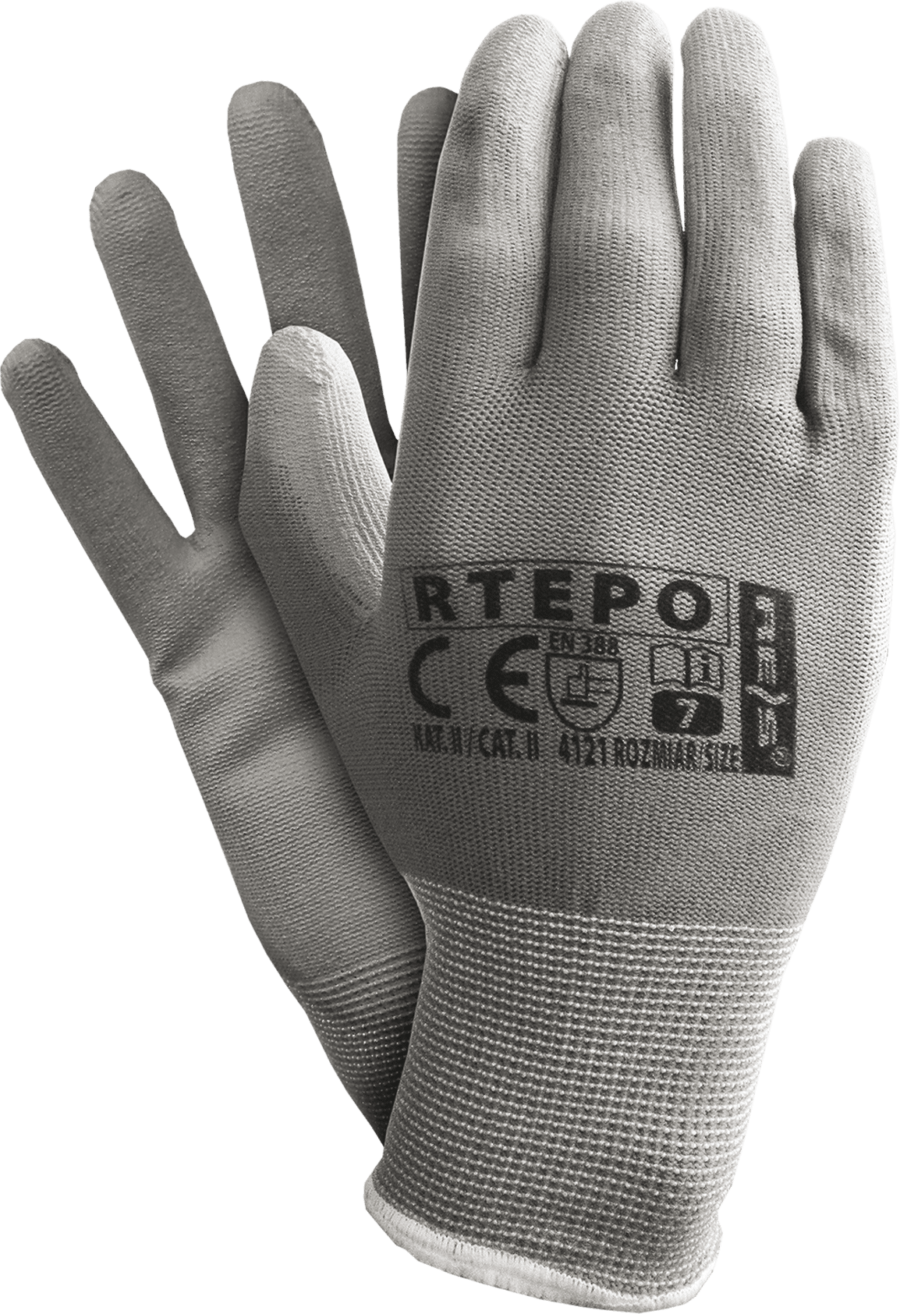 Pracovné rukavice ochranné REPO GREY