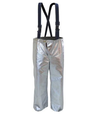 Žiaruvzdorné ochranné pracovné nohavice s trakmi TERMOIZOL