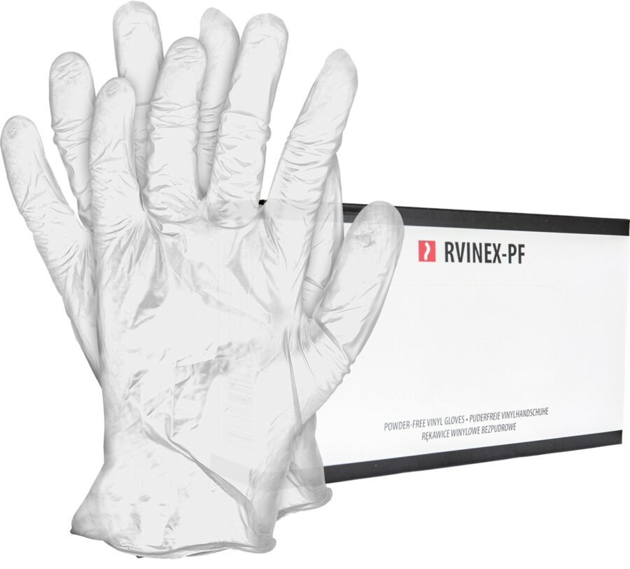 Jednorázové vinylové rukavice VINEX CLEAR 100 ks nepúdrované