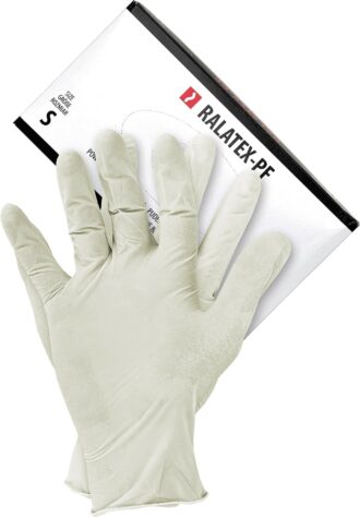 Jednorázové chirurgické pracovné rukavice 100ks LATEX nepúdrované