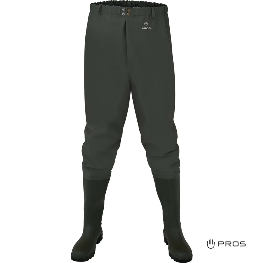 Nepremokavé nohavice s čižmami PROS FISHER OB SRC