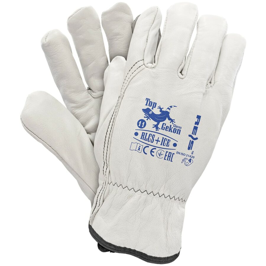 Kožené zimné pracovné rukavice PETY ICE