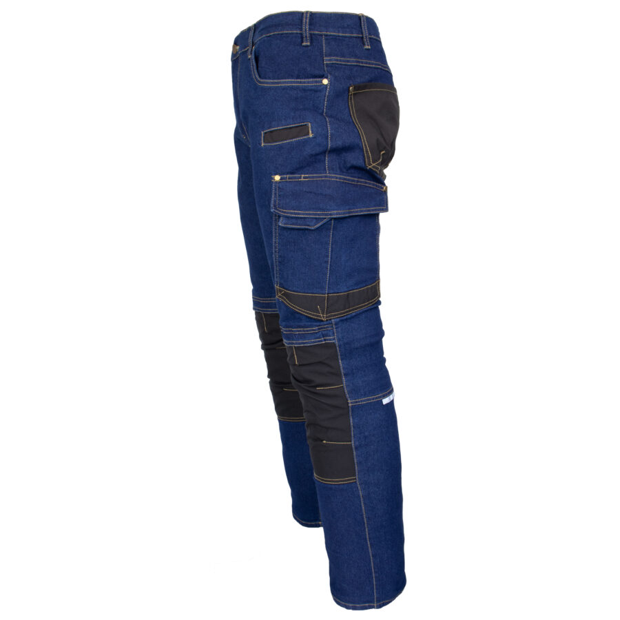 Pracovné rifľové nohavice strečové JEANS STRETCH BLUE