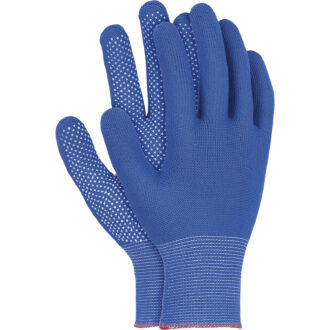 Pracovné rukavice s terčíkmi DOT SIMPLE blue