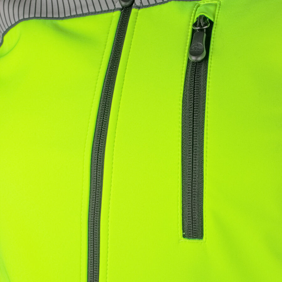 Pracovná softšelová bunda PIROL s reflexnými prvkami