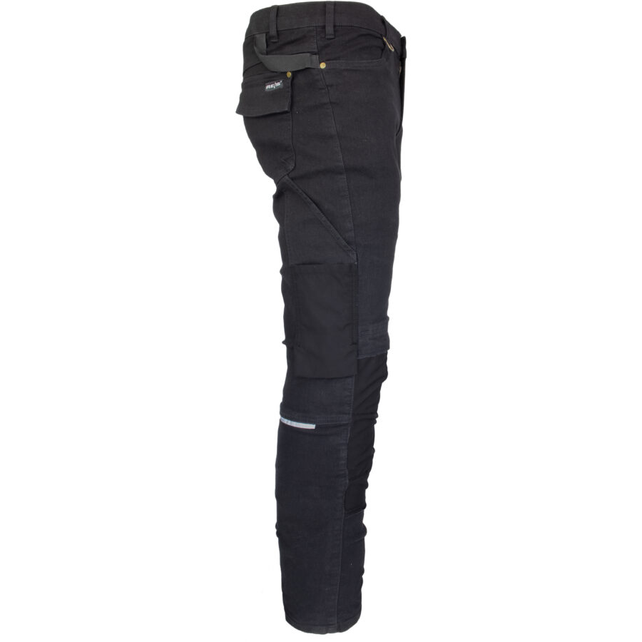 Pracovné rifľové nohavice strečové JEANS STRETCH BLACK