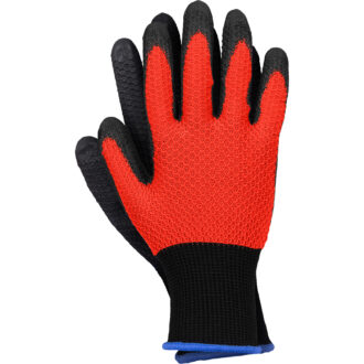Pracovné rukavice máčané v PU HEXA OX RED