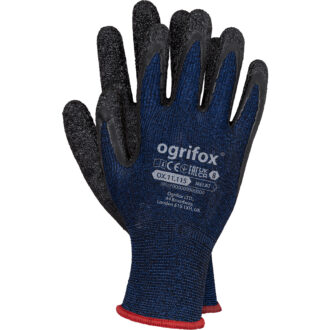 Pracovné rukavice máčané v latexe SPANDEX OX NAVY